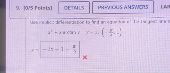 Solved 9 0 5 Points DETAILS PREVIOUS ANSWERS LAR Use Chegg