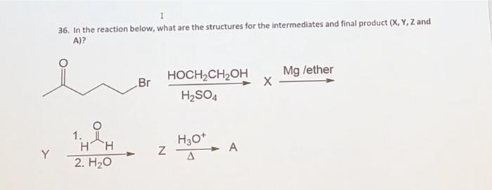 Solved Y I In The Reaction Below What Are The Chegg