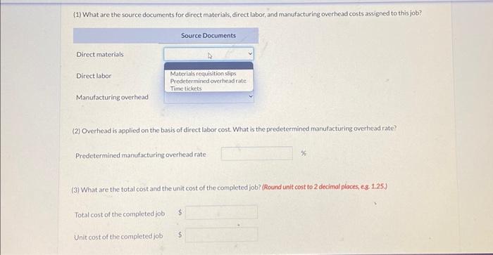 A Job Cost Sheet Of Oriole Company Is Given Below Chegg