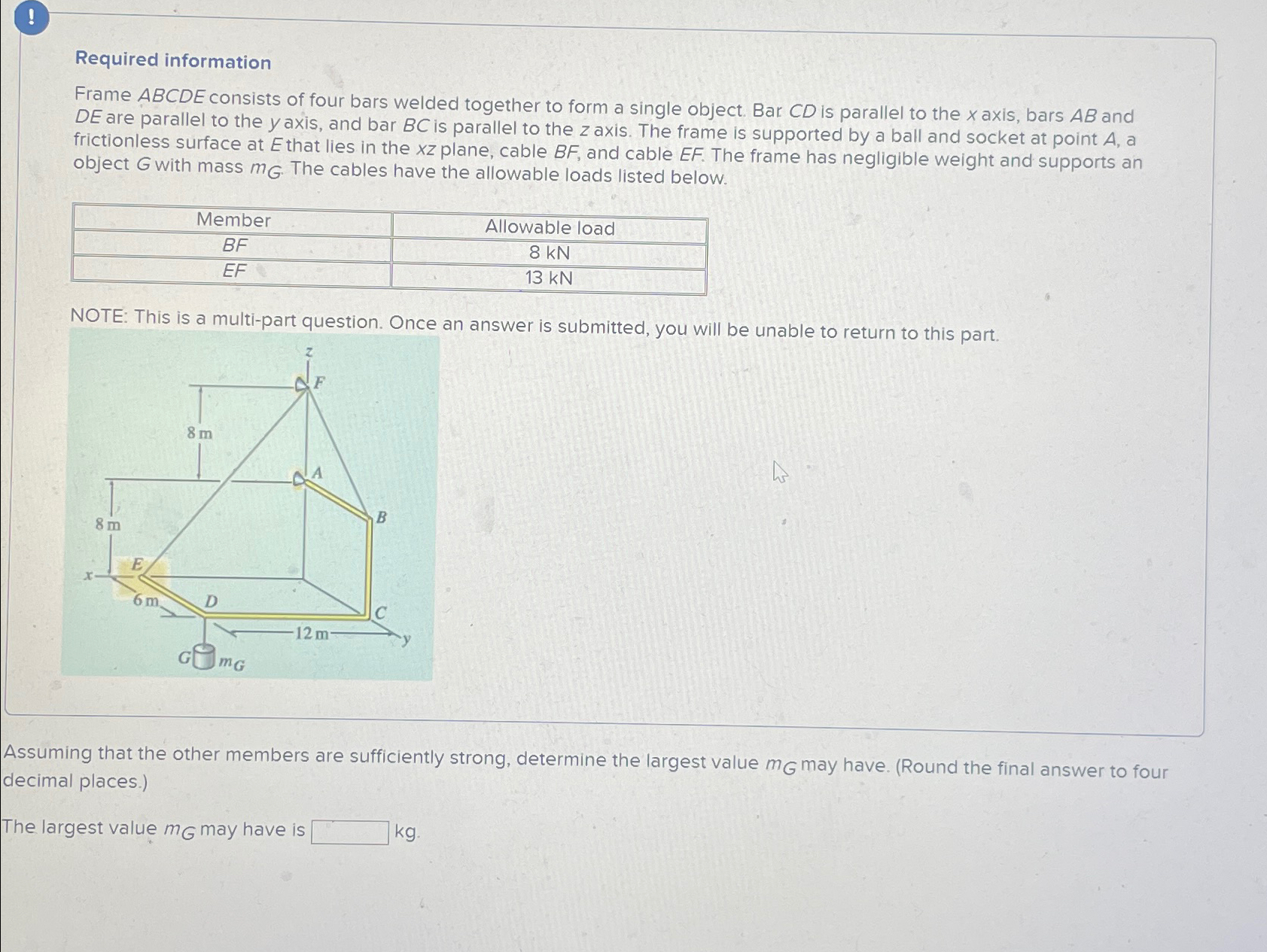 Solved Required Informationframe Abcde Consists Of Four Chegg