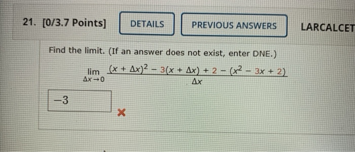 Solved Points Details Previous Answers Larcalcet Chegg