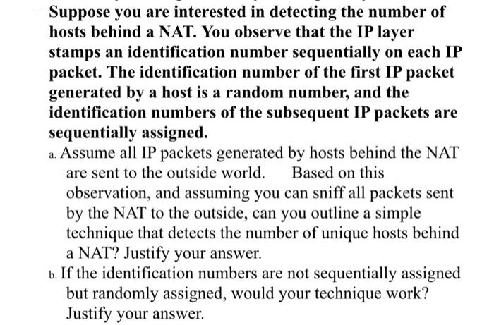 Solved Suppose You Are Interested In Detecting The Number Of Chegg