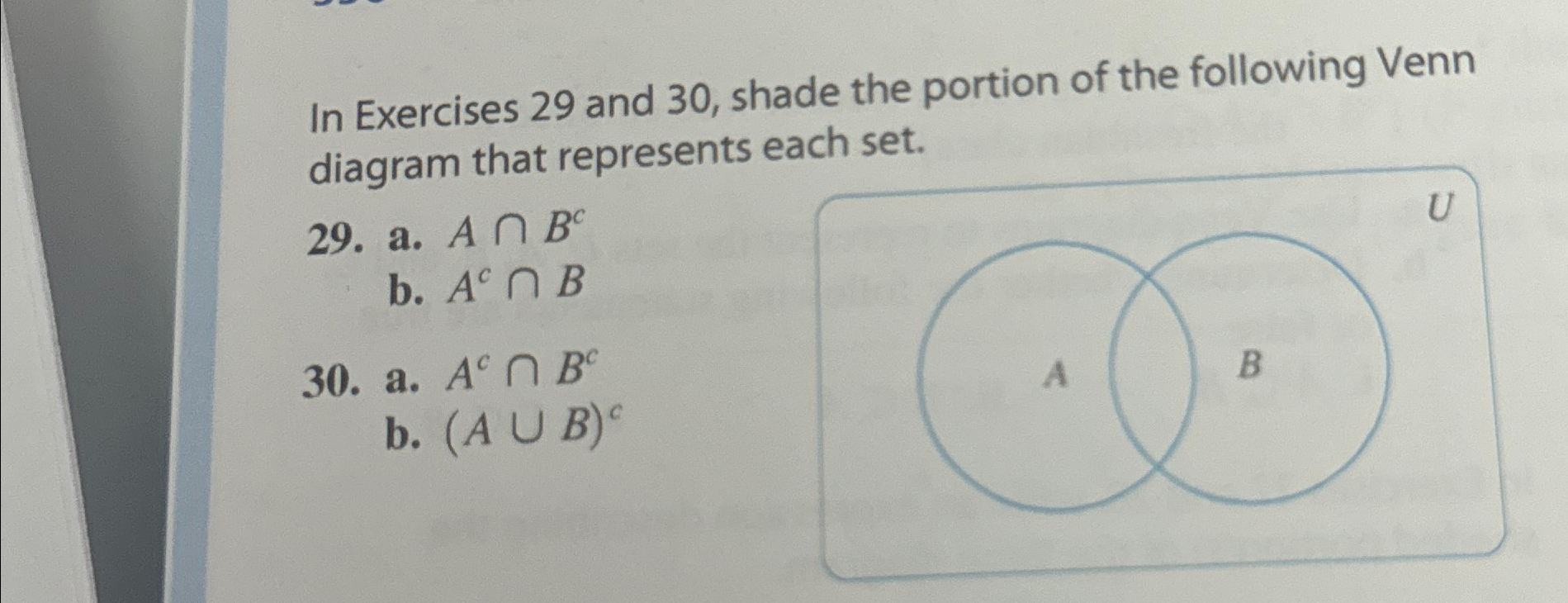 Solved In In Exercises And Shade The Portion Of The Chegg