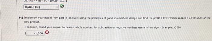 Solved Hint S Check My Work Cox Electric Makes Electronic Chegg