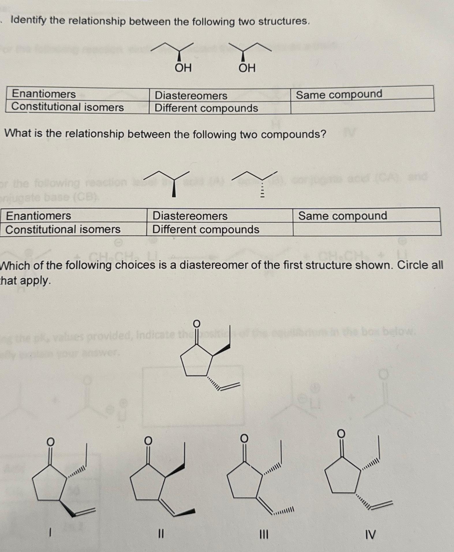 Solved Identify The Relationship Between The Following Two Chegg