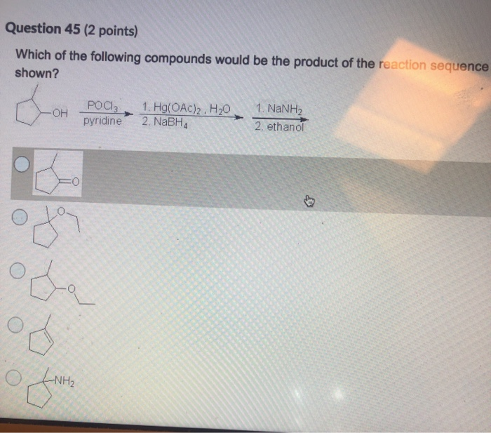 Solved Question Points Which Of The Following Chegg