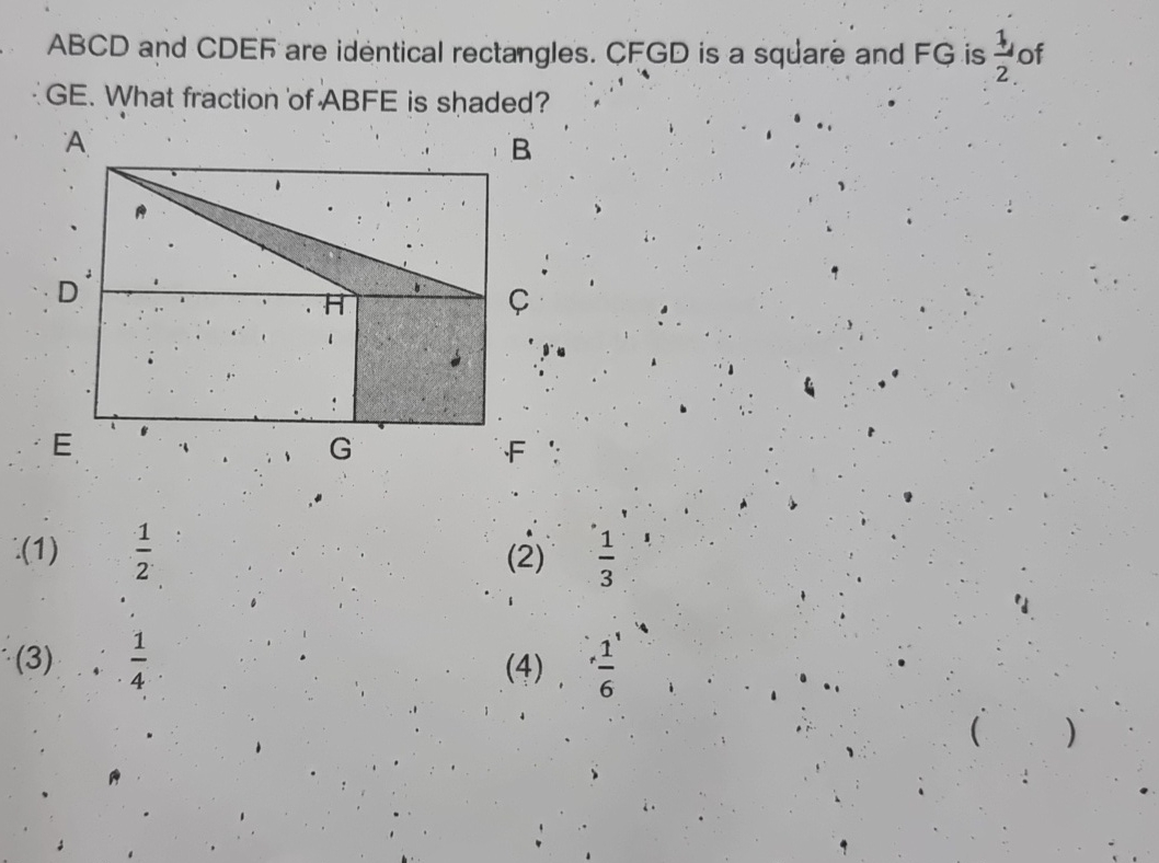 Solved Abcd And Cdef Are Identical Rectangles Cfgd Is A Chegg