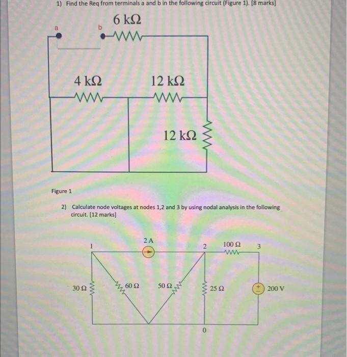 Solved 2 Calculate Node Voltages At Nodes 1 2 And 3 By Chegg