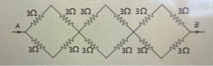 Solved In The Network Of Resistors Shown In The Adjoining Chegg