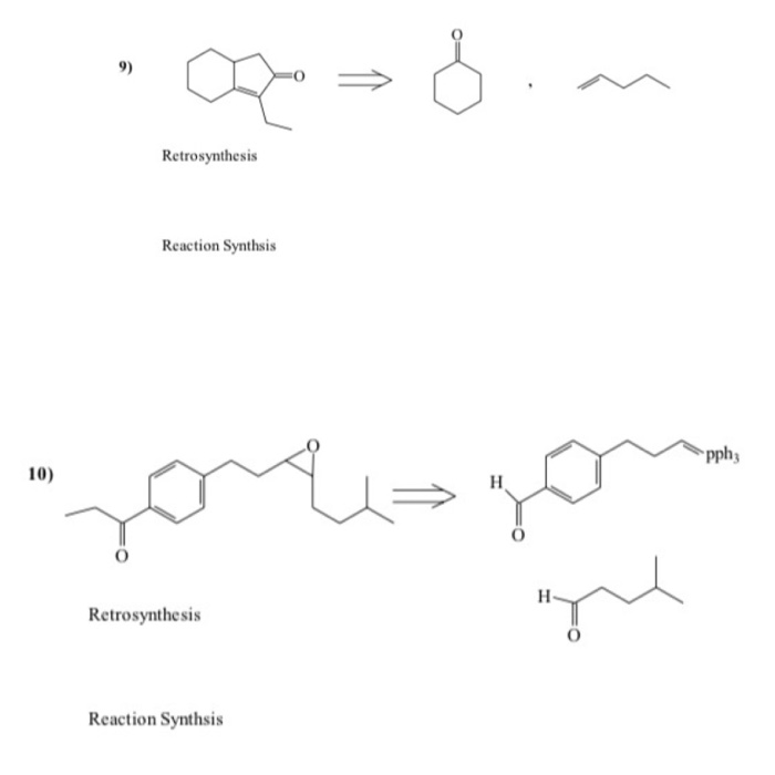 Solved Retrosynthesis Practice Problems Target Compound Chegg