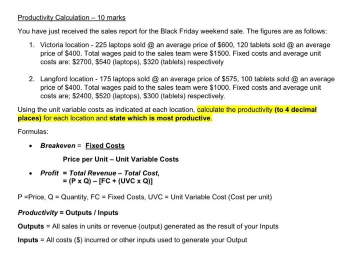 Solved Breakeven Analysis Target Profit Calculation Chegg