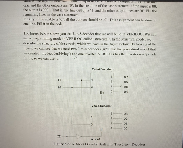 Solved EXPERIMENT 5 Decoder And Demultiplexer Objective To Chegg