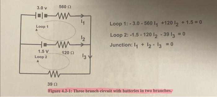 Solved Figure 4 3 3 Apply Kirchhoffs Rules To This Circuit Chegg