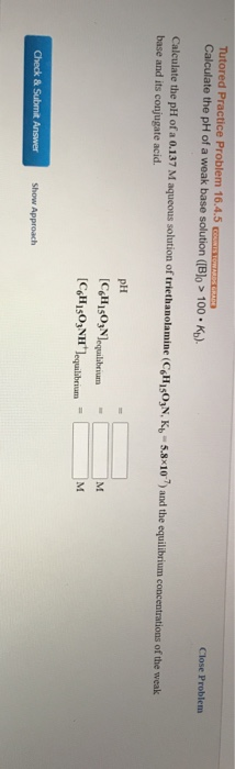 Solved Tutored Practice Problem Hd Calculate The Ph Chegg