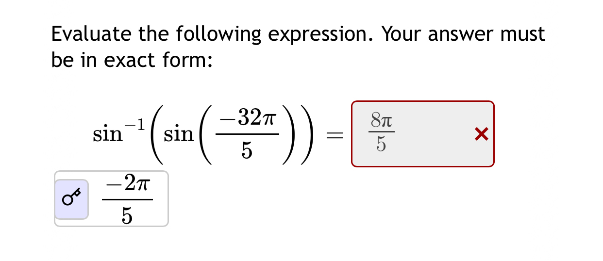 Solved Evaluate The Following Expression Your Answer Must Chegg