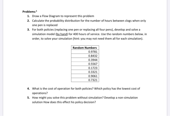 Please Complete The Following Problem By Hand You Chegg