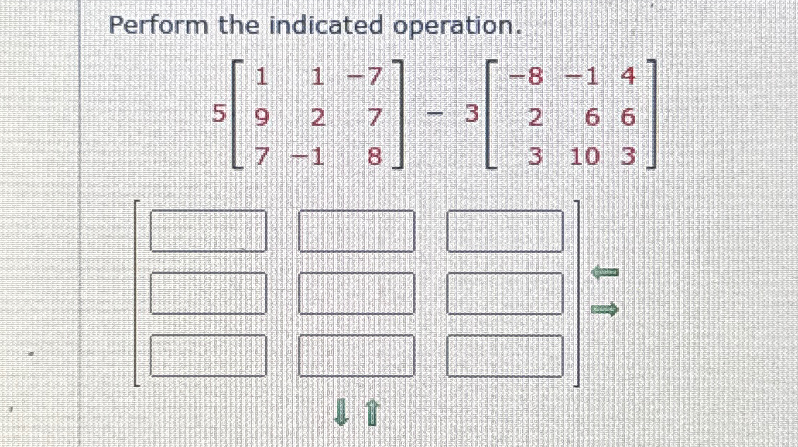 Solved Perform The Indicated Operation Chegg