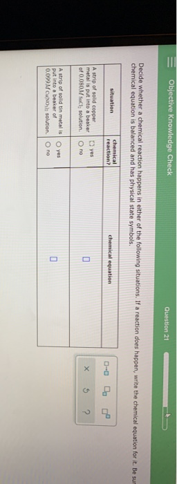 Solved Objective Knowledge Check Question 21 Decide Whether Chegg