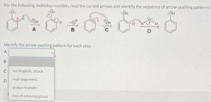 Solved For The Following Multistep Reaction Read The Curved Chegg