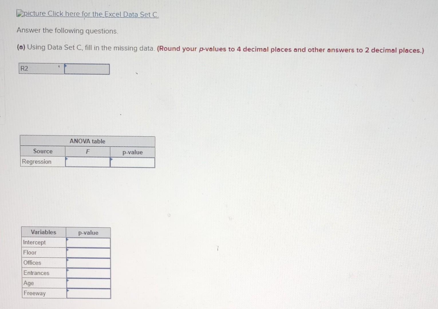 Solved Dicture Click Here For The Excel Data Set C Answer Chegg