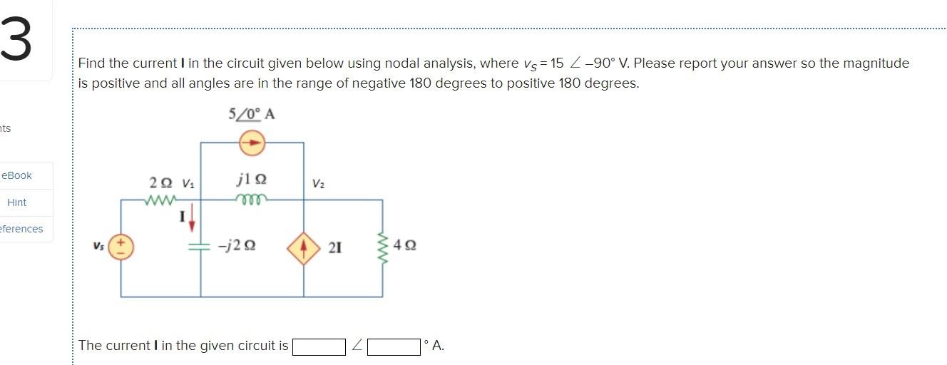 Solved Use Nodal Analysis To Find Vx In The Circuit Shown Chegg