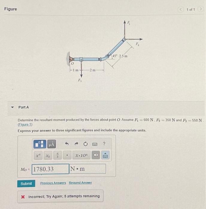 Solved Determine The Resultant Moment Produced By The Forces Chegg