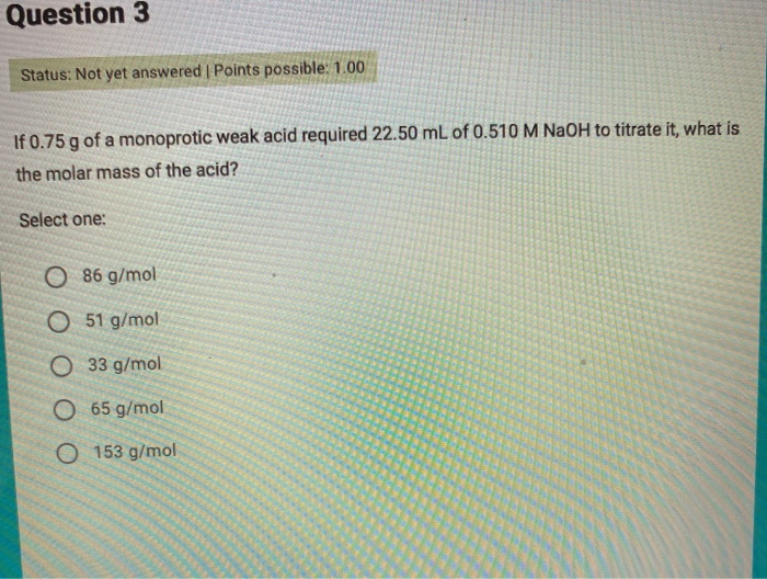 Solved Question Status Not Yet Answered Points Chegg