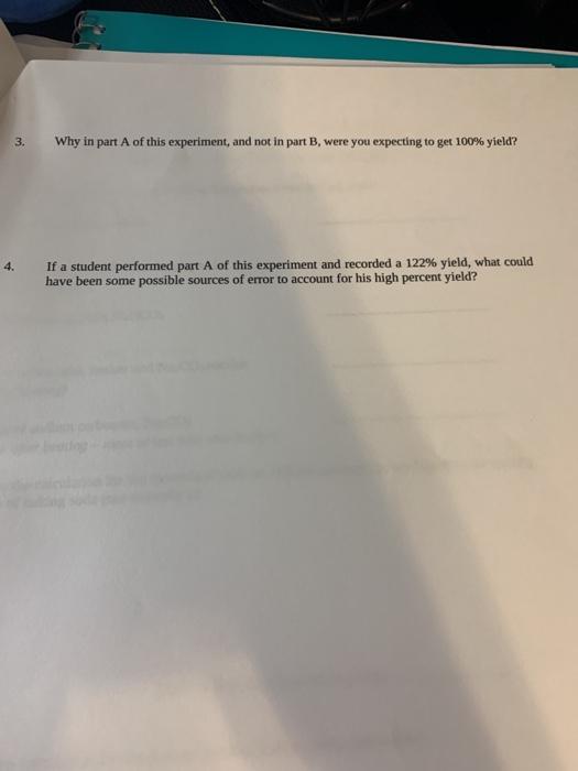 Solved Post Laboratory Assignment For Baking Soda Use The Chegg