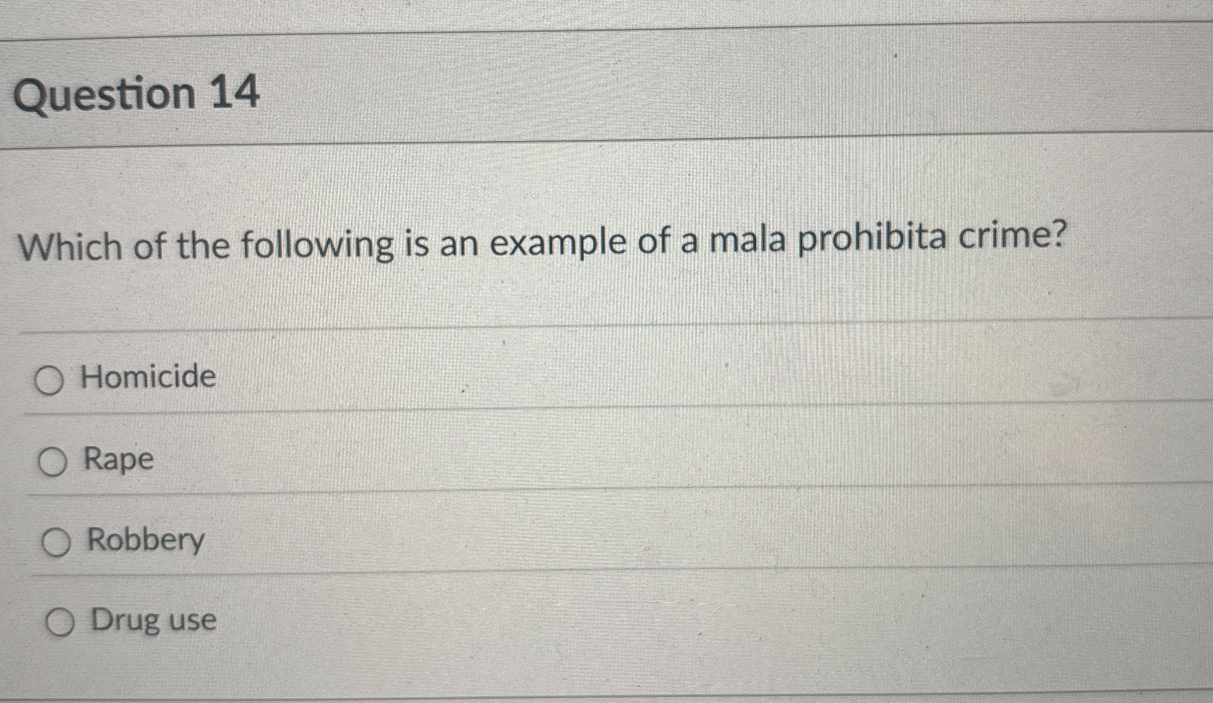 Solved Question Which Of The Following Is An Example O