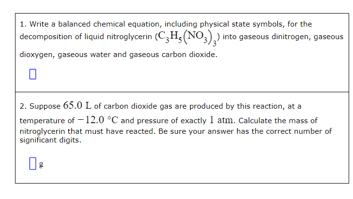 Solved Write A Balanced Chemical Equation Including Chegg