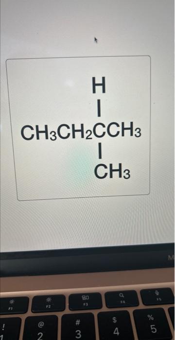 Solved Name The Following Using Correct Iupac Nomenclature Chegg