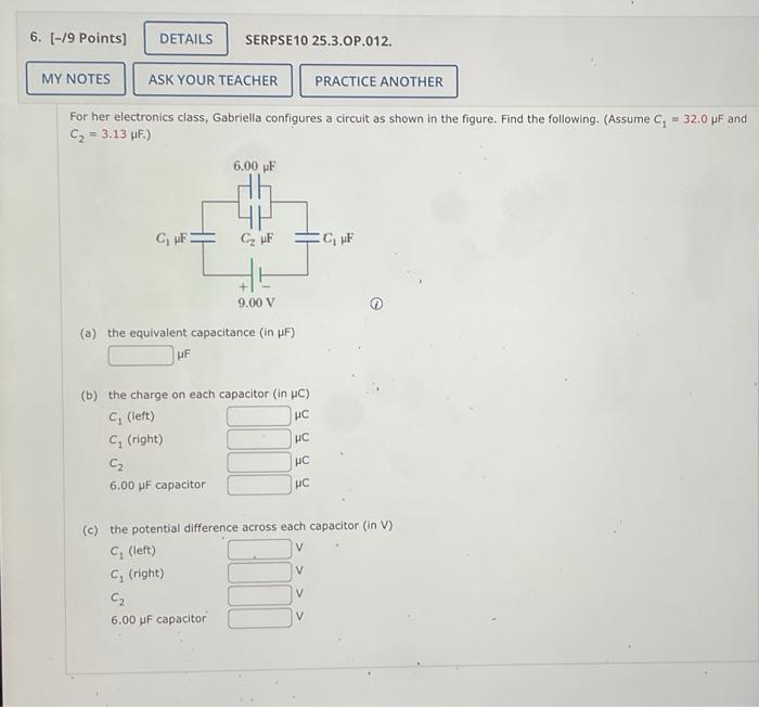 Solved For Her Electronics Class Gabriella Configures A Chegg