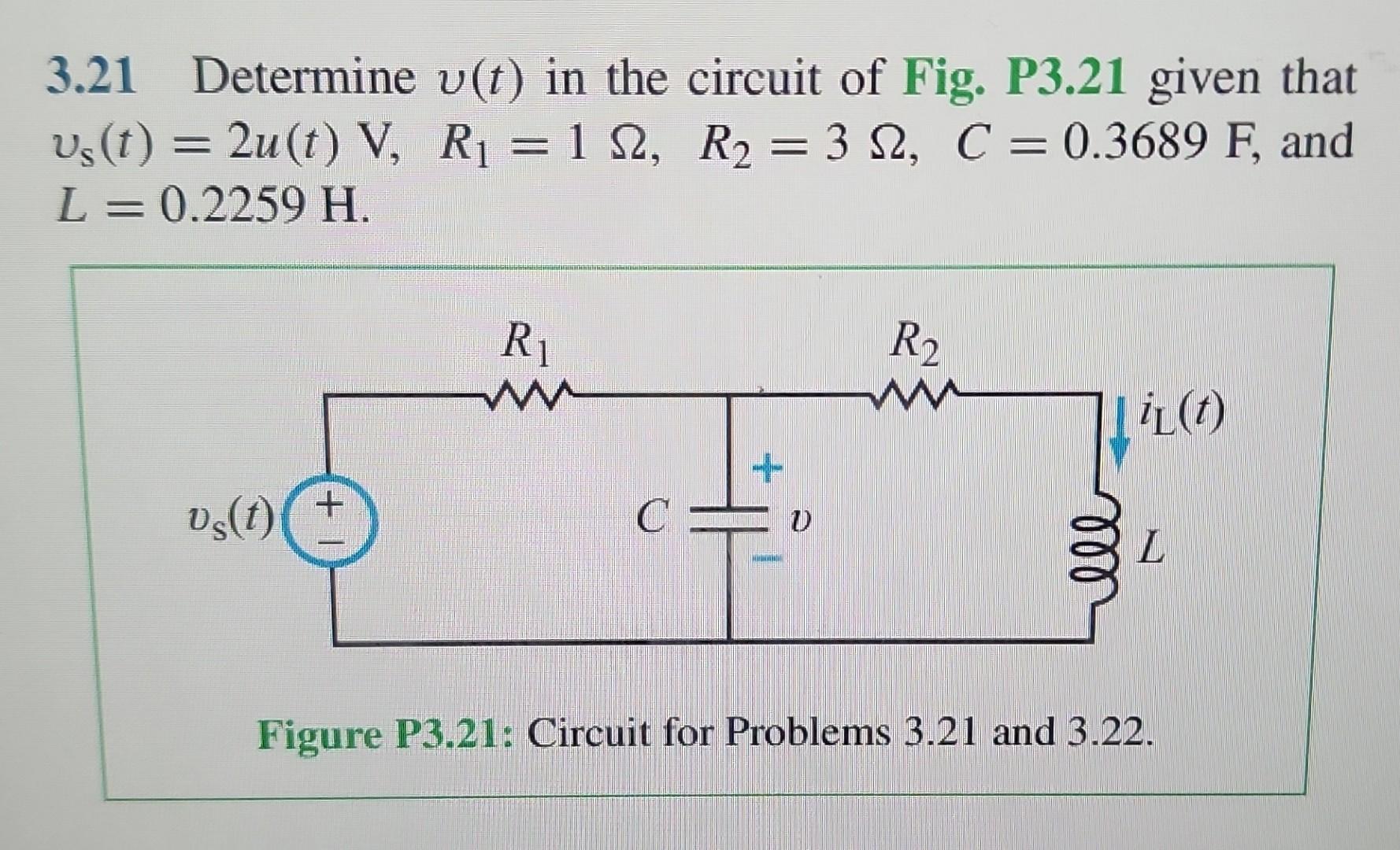 Solved Determine V T In The Circuit Of Fig P Chegg