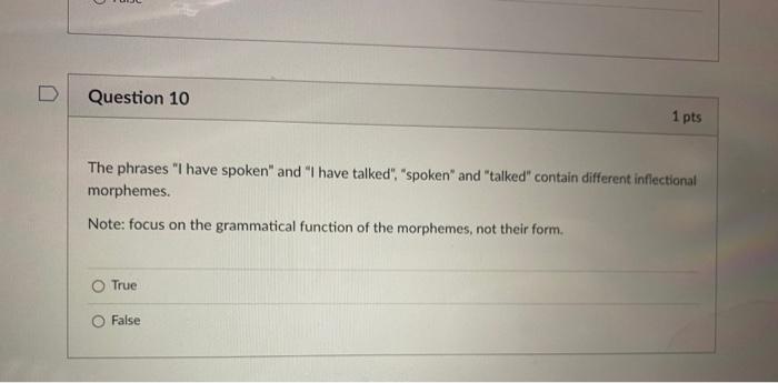 Solved D Question Pts The Phrases I Have Spoken And Chegg