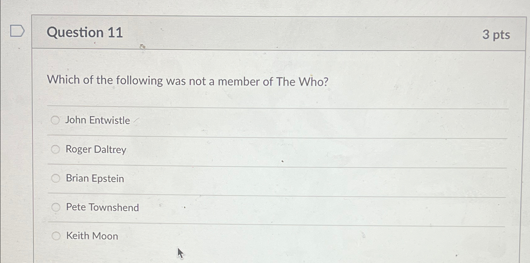 Solved Question Ptswhich Of The Following Was Not A Chegg