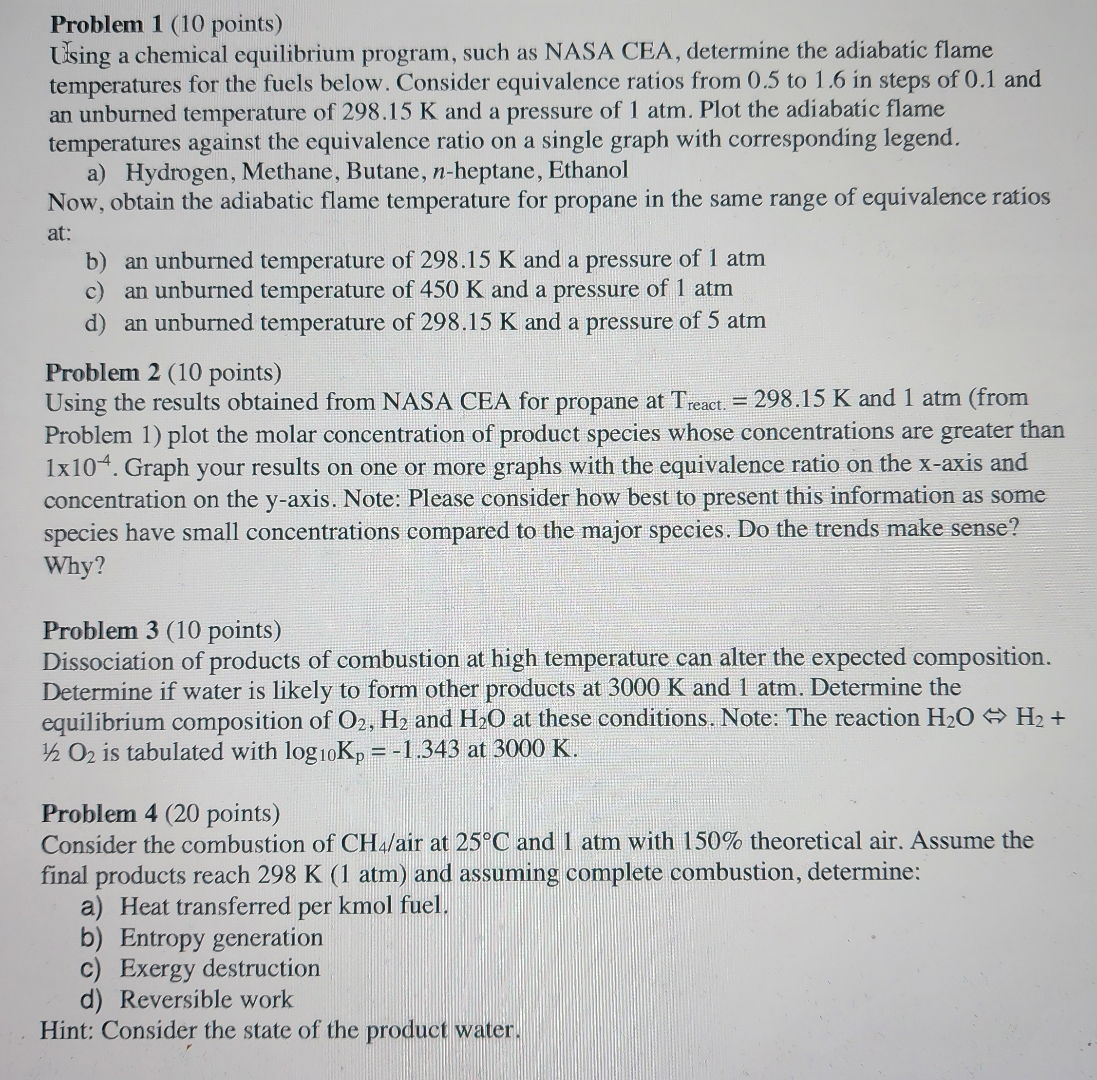 Solved Problem Points Using A Chemical Equilibrium Chegg