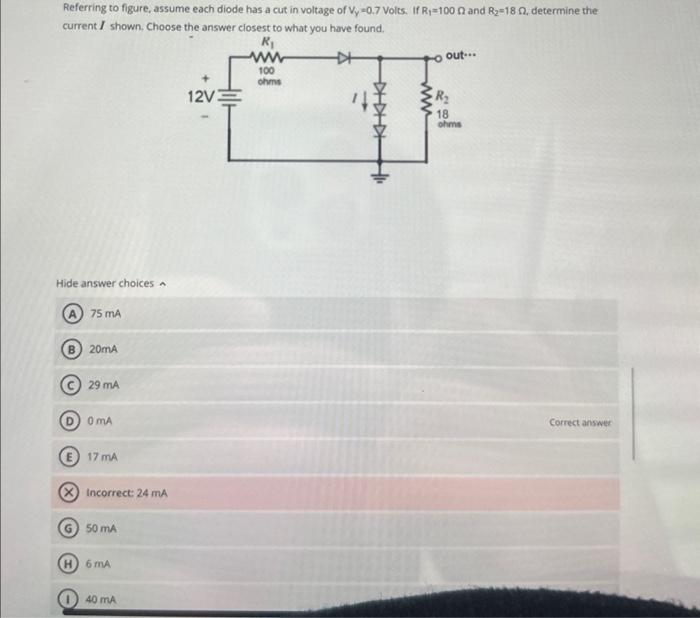 Solved Referring To Figure Assume Each Diode Has A Cut In Chegg