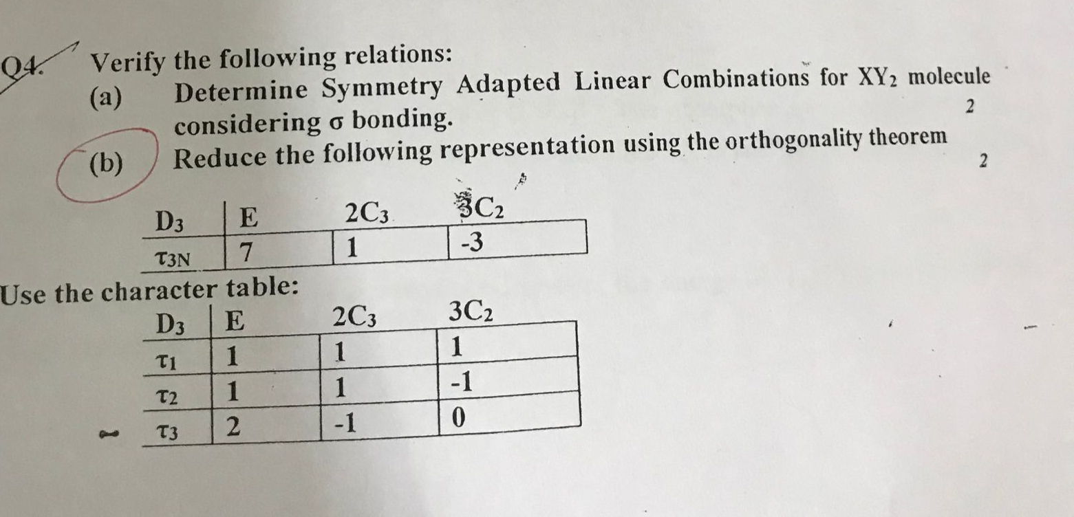 Solved Q4 Verify The Following Relations A Determine