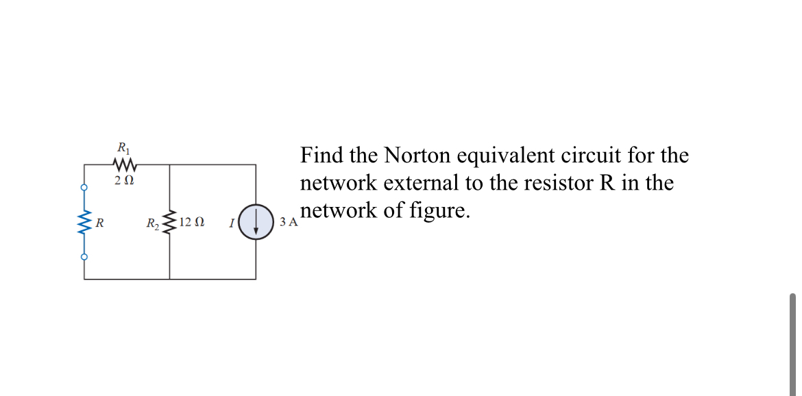 Solved Find The Norton Equivalent Circuit For The Network Chegg