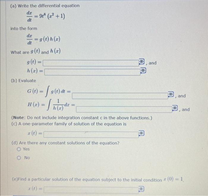 Please Do All Parts Chegg