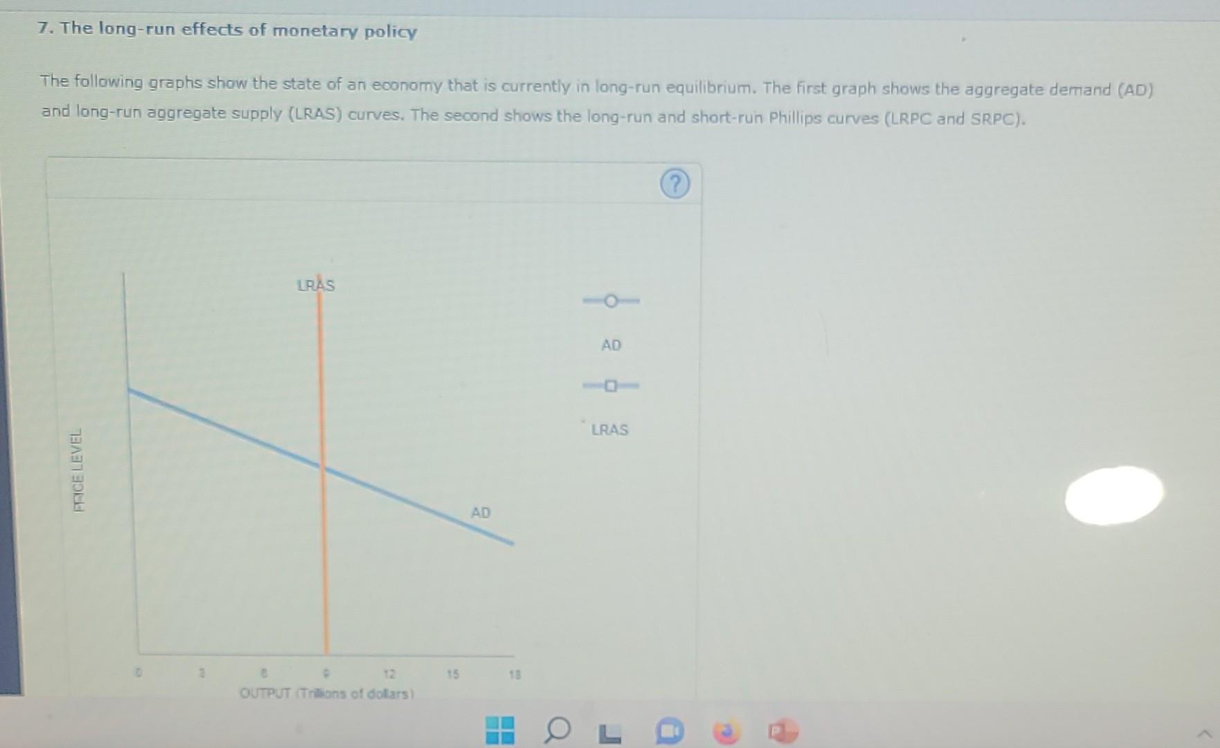 Solved 7 The Long Run Effects Of Monetary Policy The Chegg