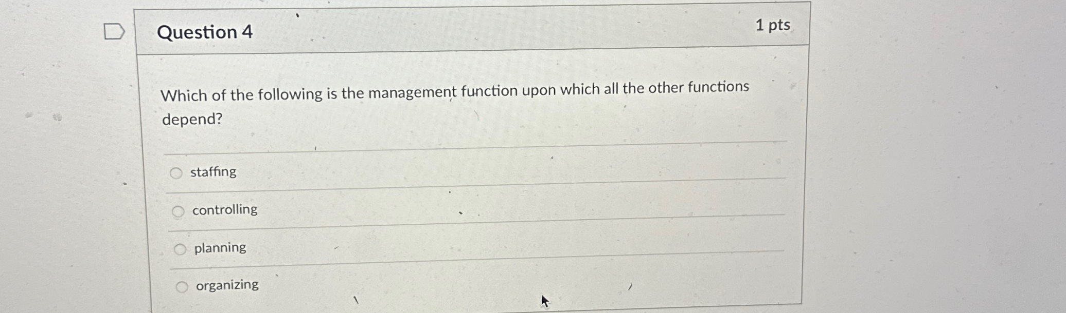 Solved Question Ptswhich Of The Following Is The Chegg