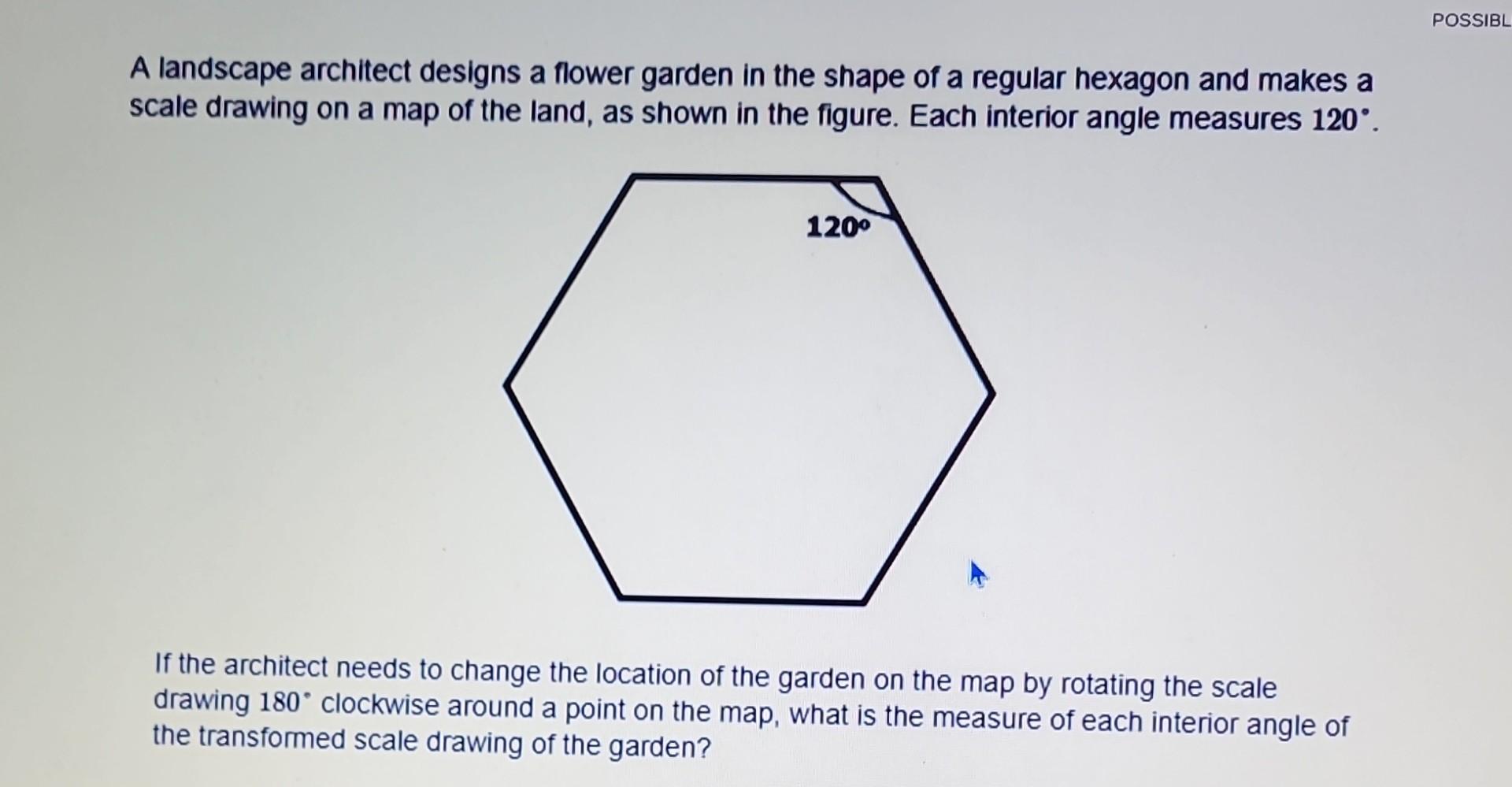 Solved A Landscape Architect Designs A Flower Garden In The Chegg