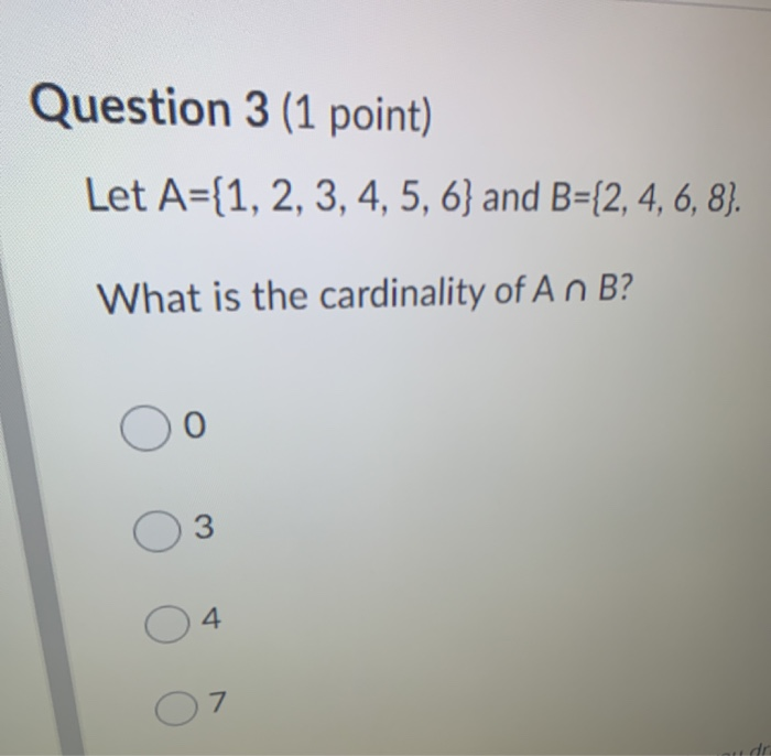 Solved Question Point Let A And Chegg