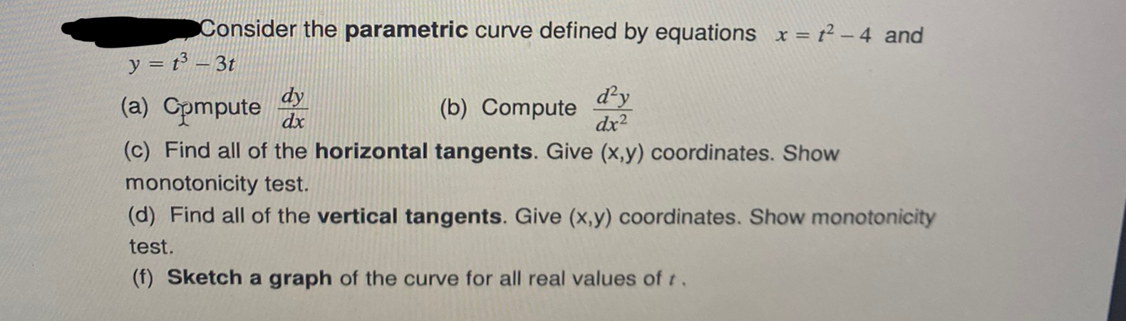 Solved Consider The Parametric Curve Defined By Equations Chegg