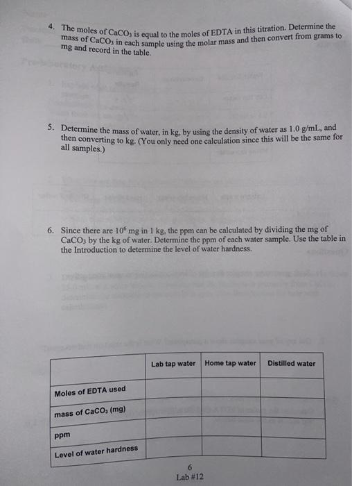 Solved Water Sample Conductance Agno Results Lab Tap Water Chegg