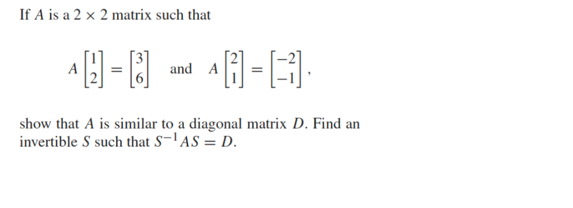 Solved If A Is A 22 Matrix Such ThatA 12 36 And Chegg