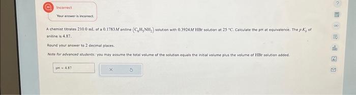 Solved A Chemist Titrates 160 ML Of A 0 2197 M Hypochlorous Chegg