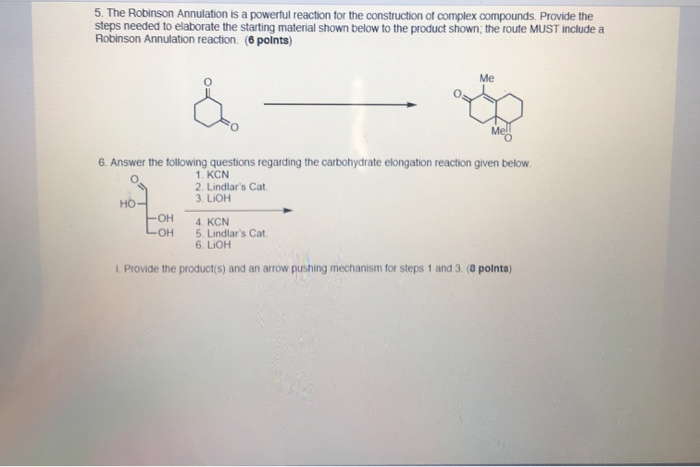 Solved The Robinson Annulation Is A Powerful Reaction For Chegg