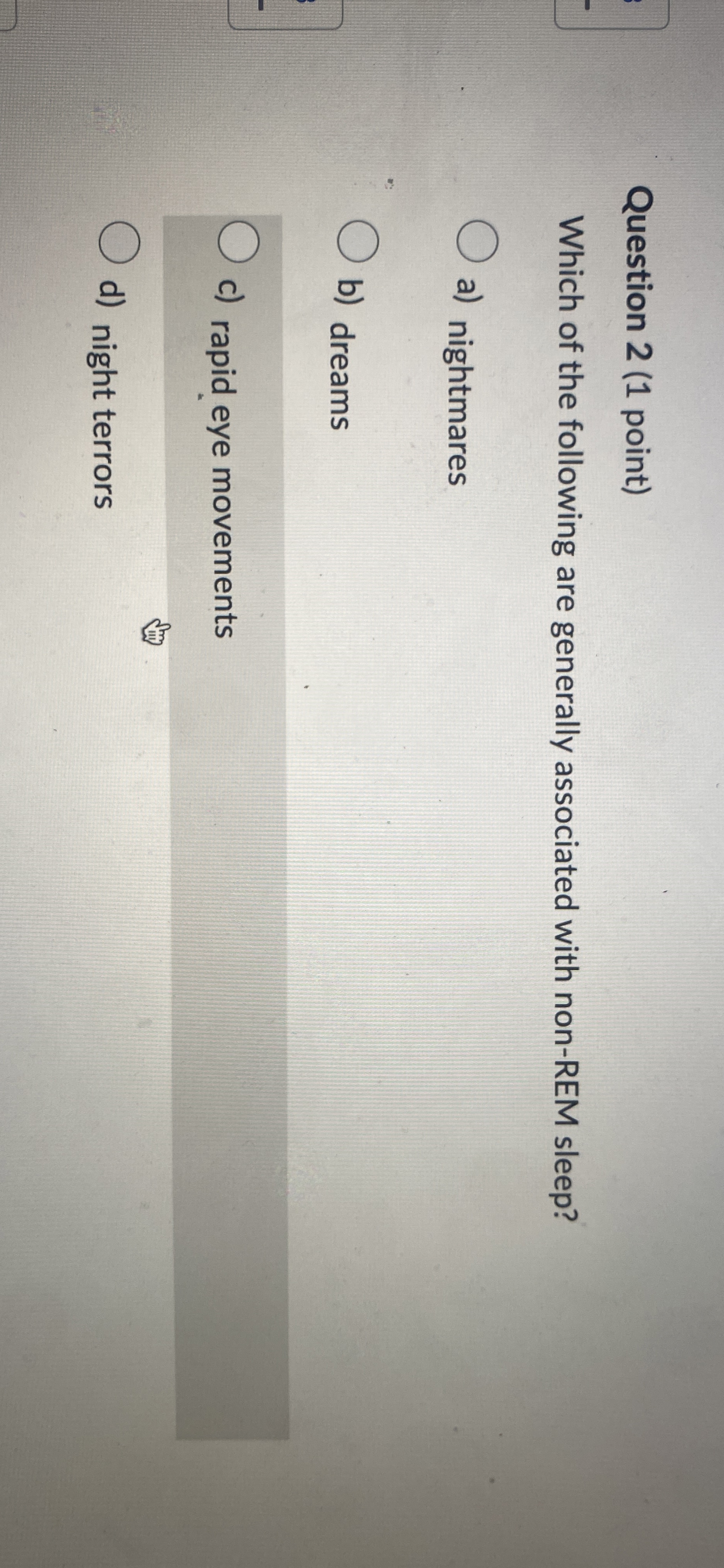 Solved Question Point Which Of The Following Are Chegg